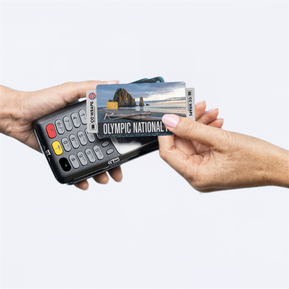 2PK Olympic National Park Credit Card Vinyl Skin Decal