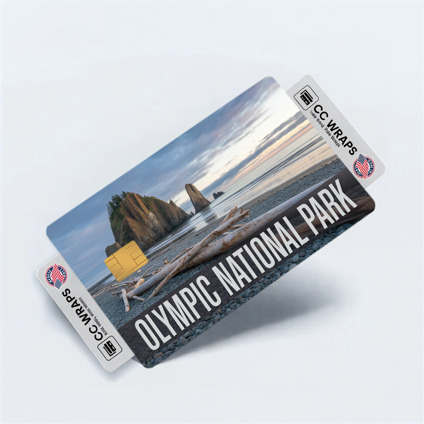 2PK Olympic National Park Credit Card Vinyl Skin Decal