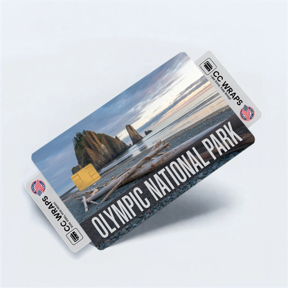 2PK Olympic National Park Credit Card Vinyl Skin Decal