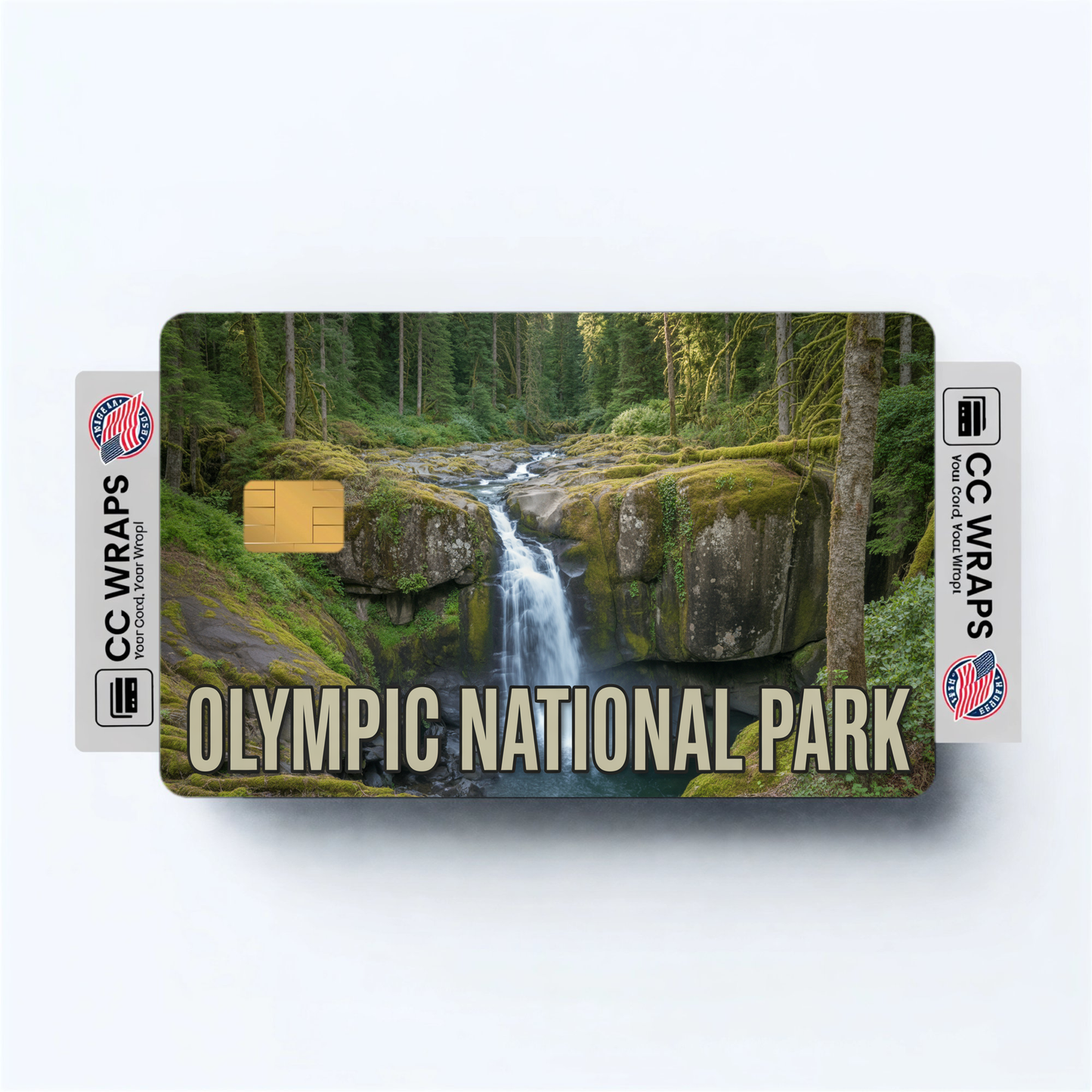 2PK Olympic National Park Credit Card Vinyl Skin Decal
