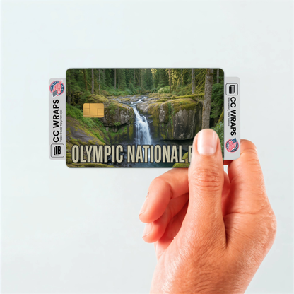 2PK Olympic National Park Credit Card Vinyl Skin Decal