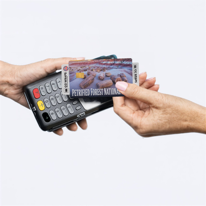 2PK Petrified Forest National Park Credit Card Vinyl Skin Decal