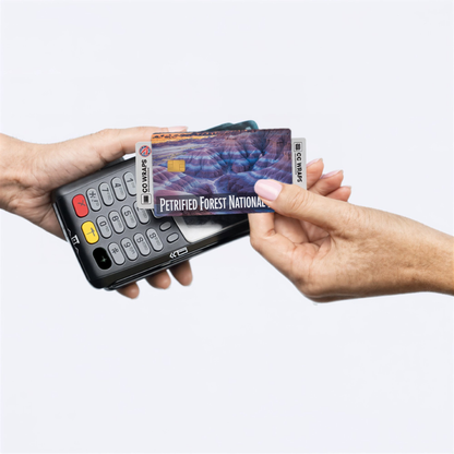 2PK Petrified Forest National Park Credit Card Vinyl Skin Decal