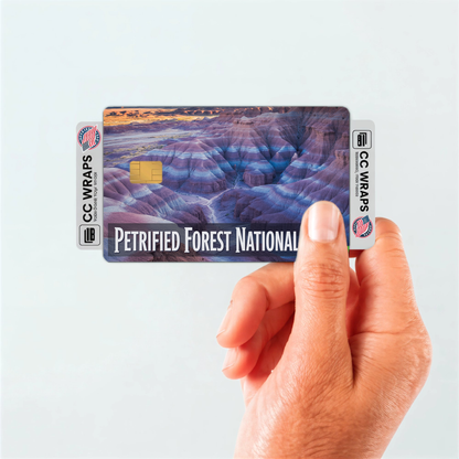 2PK Petrified Forest National Park Credit Card Vinyl Skin Decal