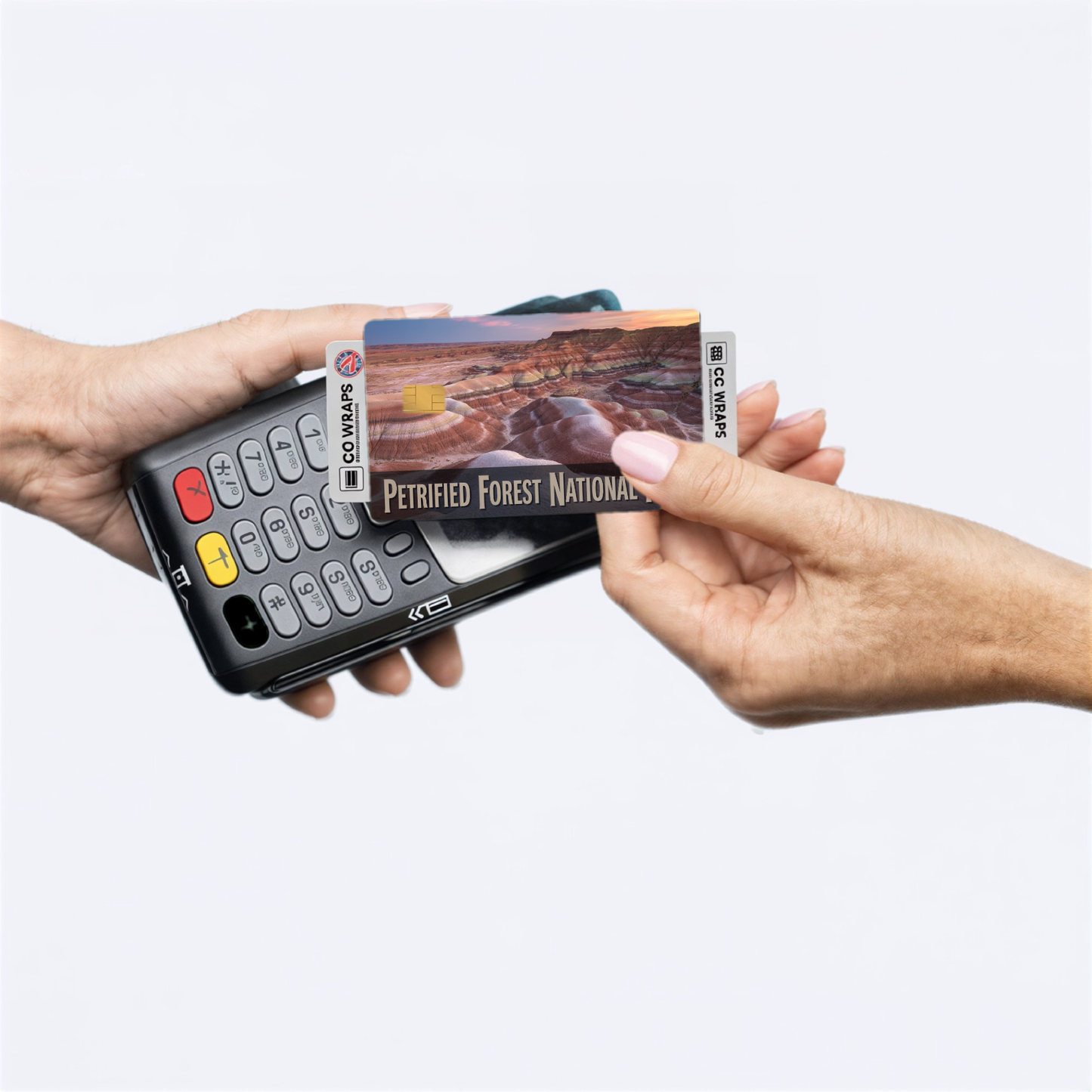 2PK Petrified Forest National Park Credit Card Vinyl Skin Decal