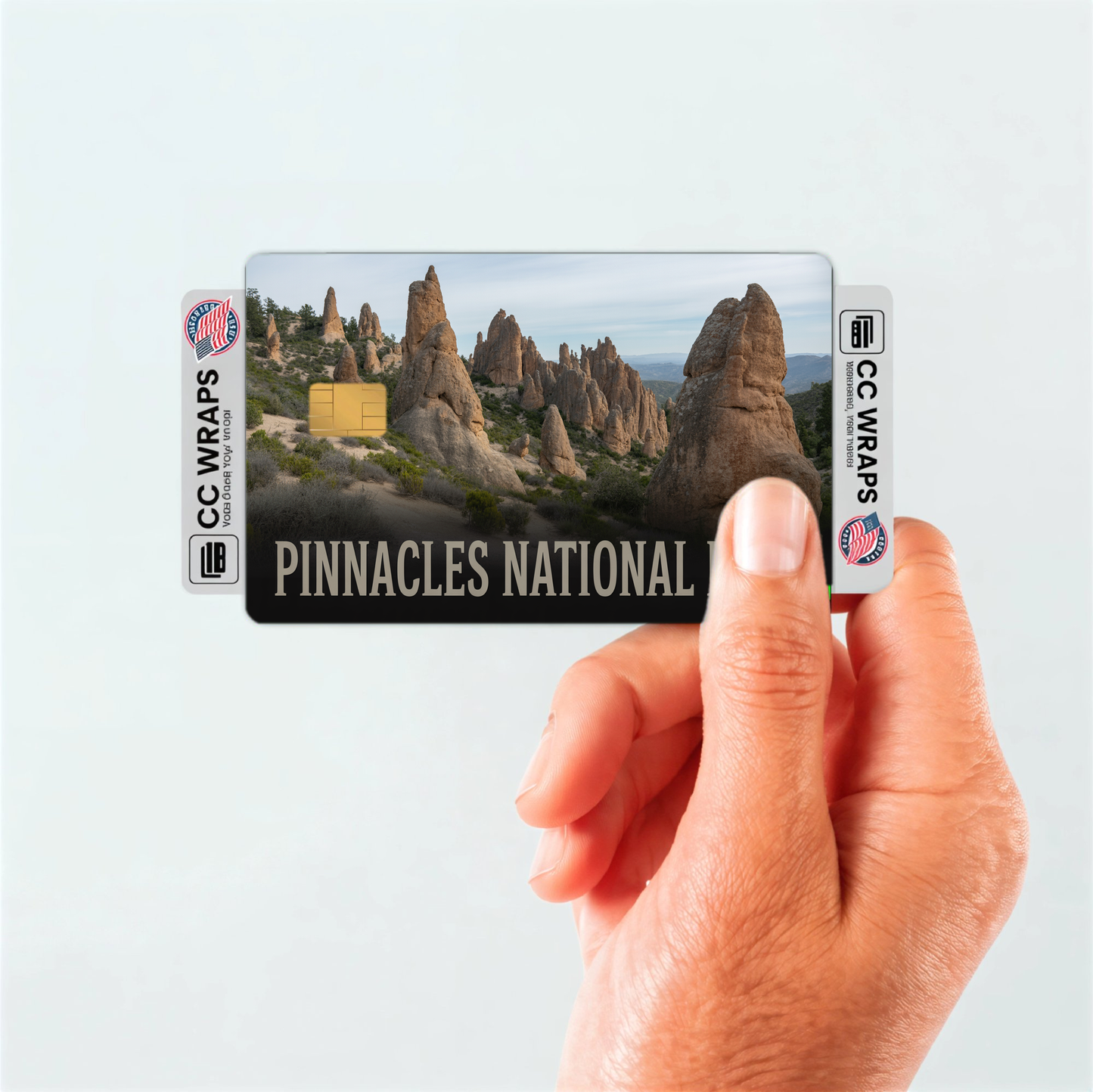 2PK Pinnacles National Park Credit Card Vinyl Skin Decal