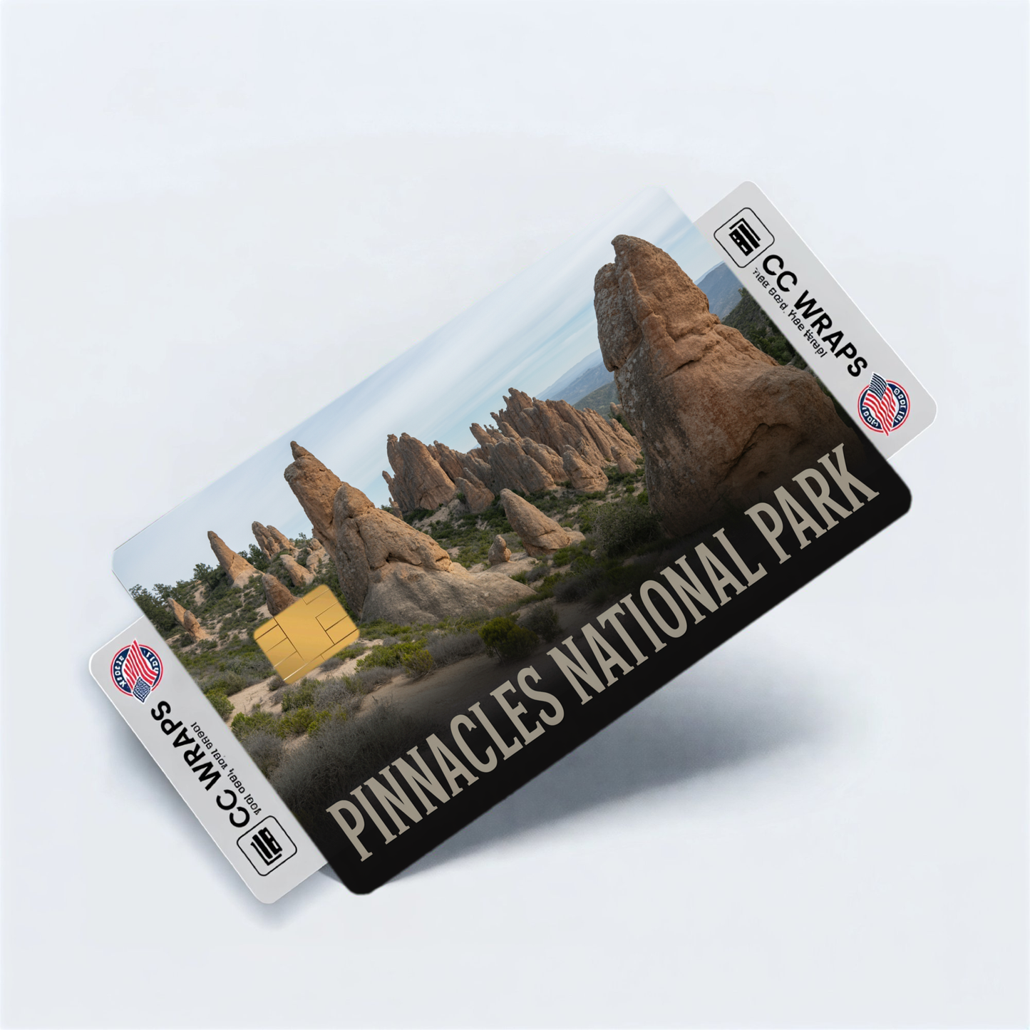 2PK Pinnacles National Park Credit Card Vinyl Skin Decal