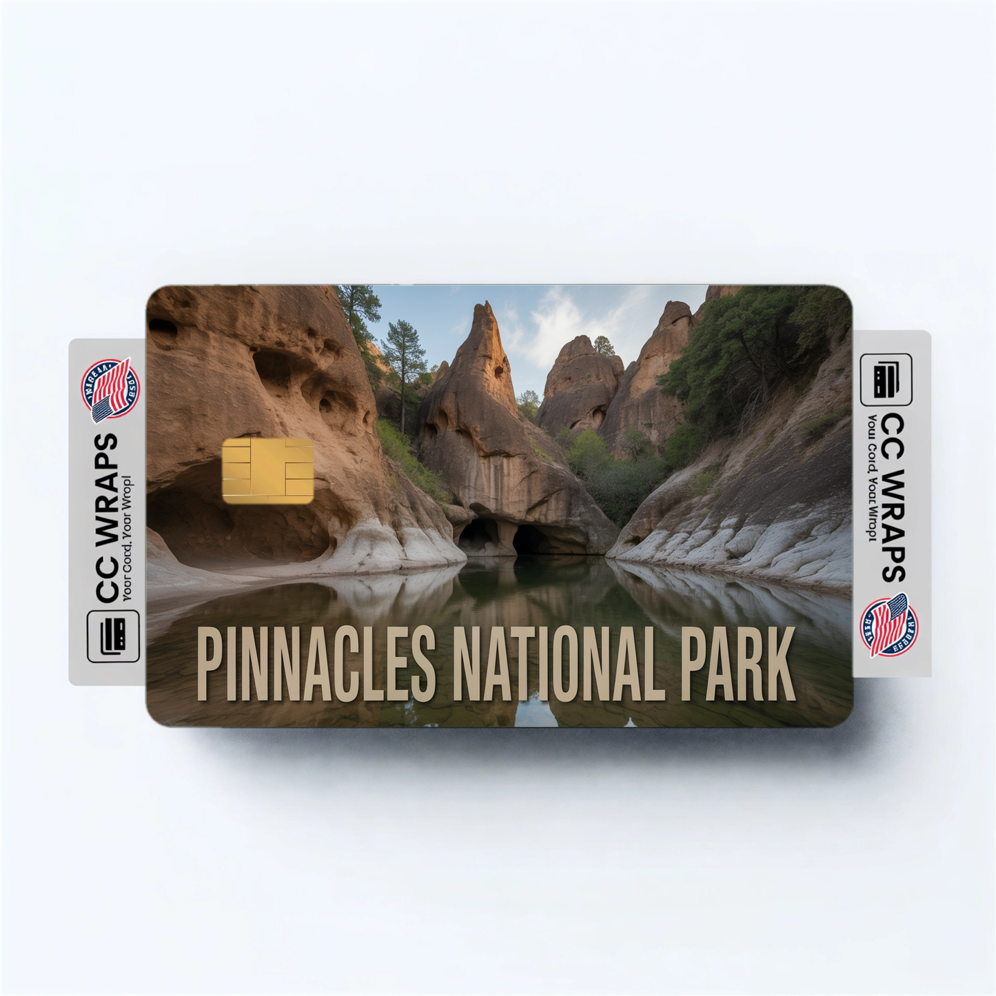 2PK Pinnacles National Park Credit Card Vinyl Skin Decal
