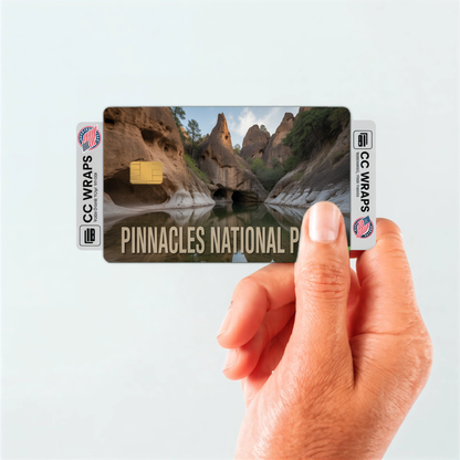 2PK Pinnacles National Park Credit Card Vinyl Skin Decal