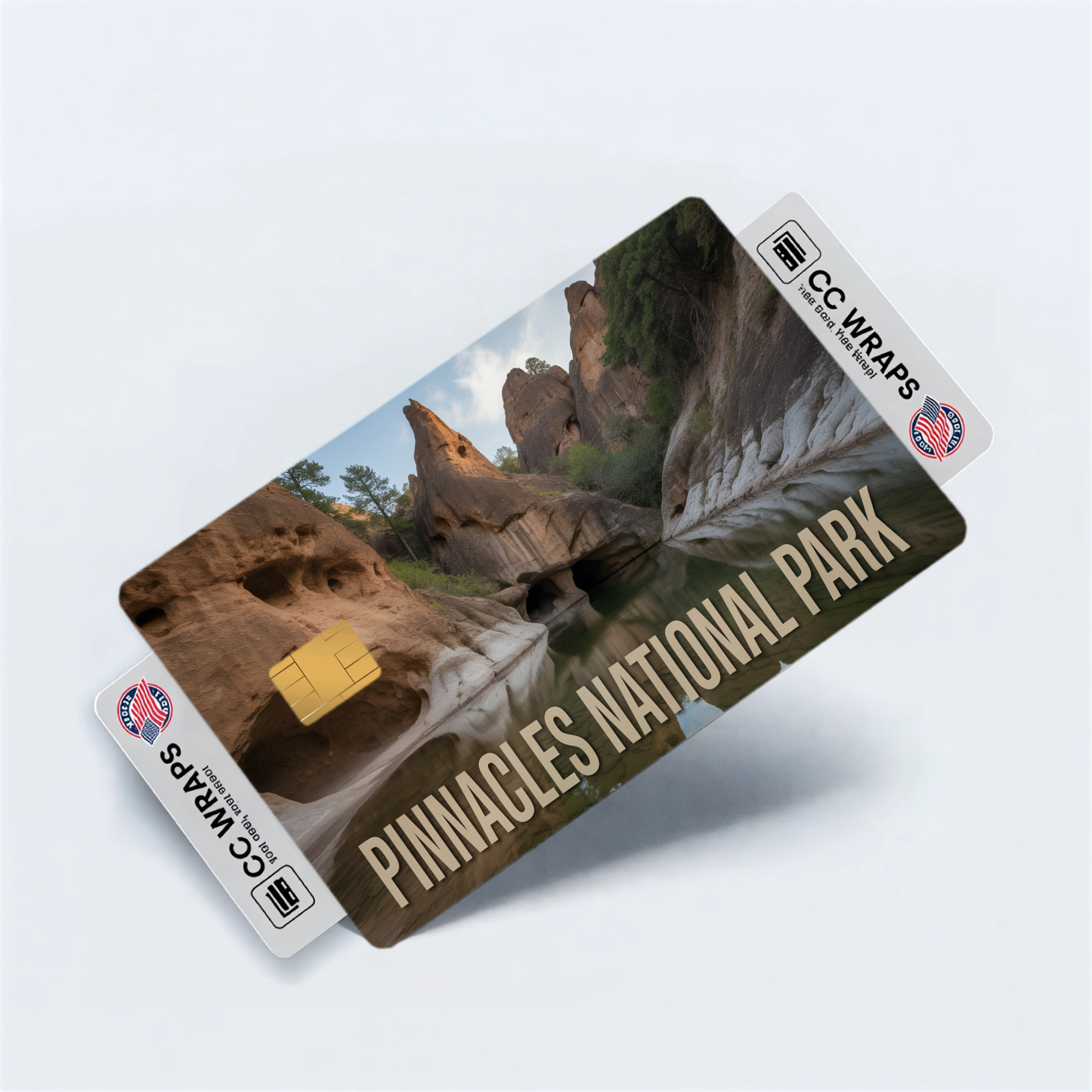 2PK Pinnacles National Park Credit Card Vinyl Skin Decal
