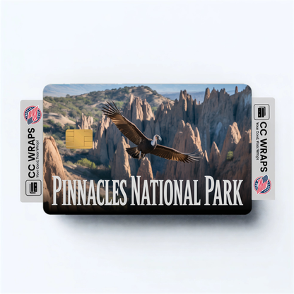 2PK Pinnacles National Park Credit Card Vinyl Skin Decal
