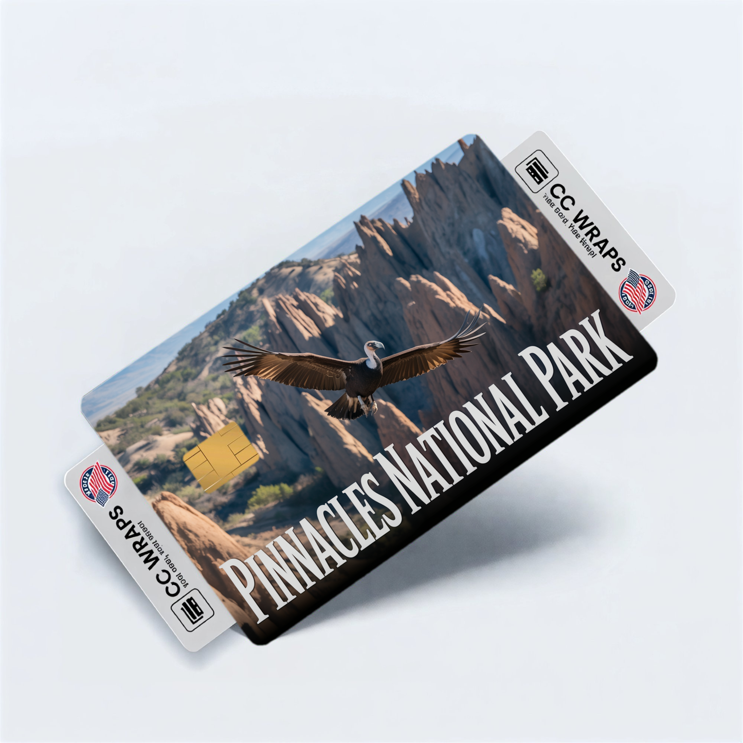 2PK Pinnacles National Park Credit Card Vinyl Skin Decal