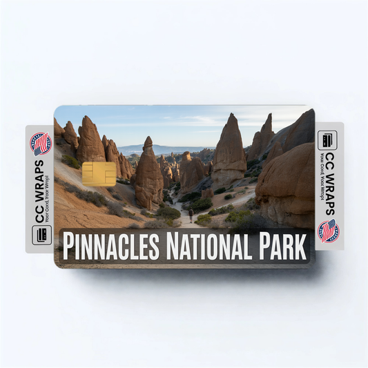 2PK Pinnacles National Park Credit Card Vinyl Skin Decal