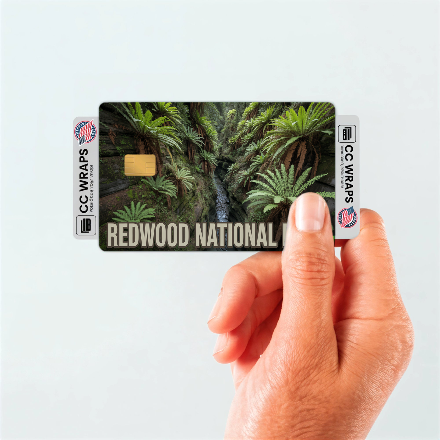 2PK Redwood National Park Credit Card Vinyl Skin Decal
