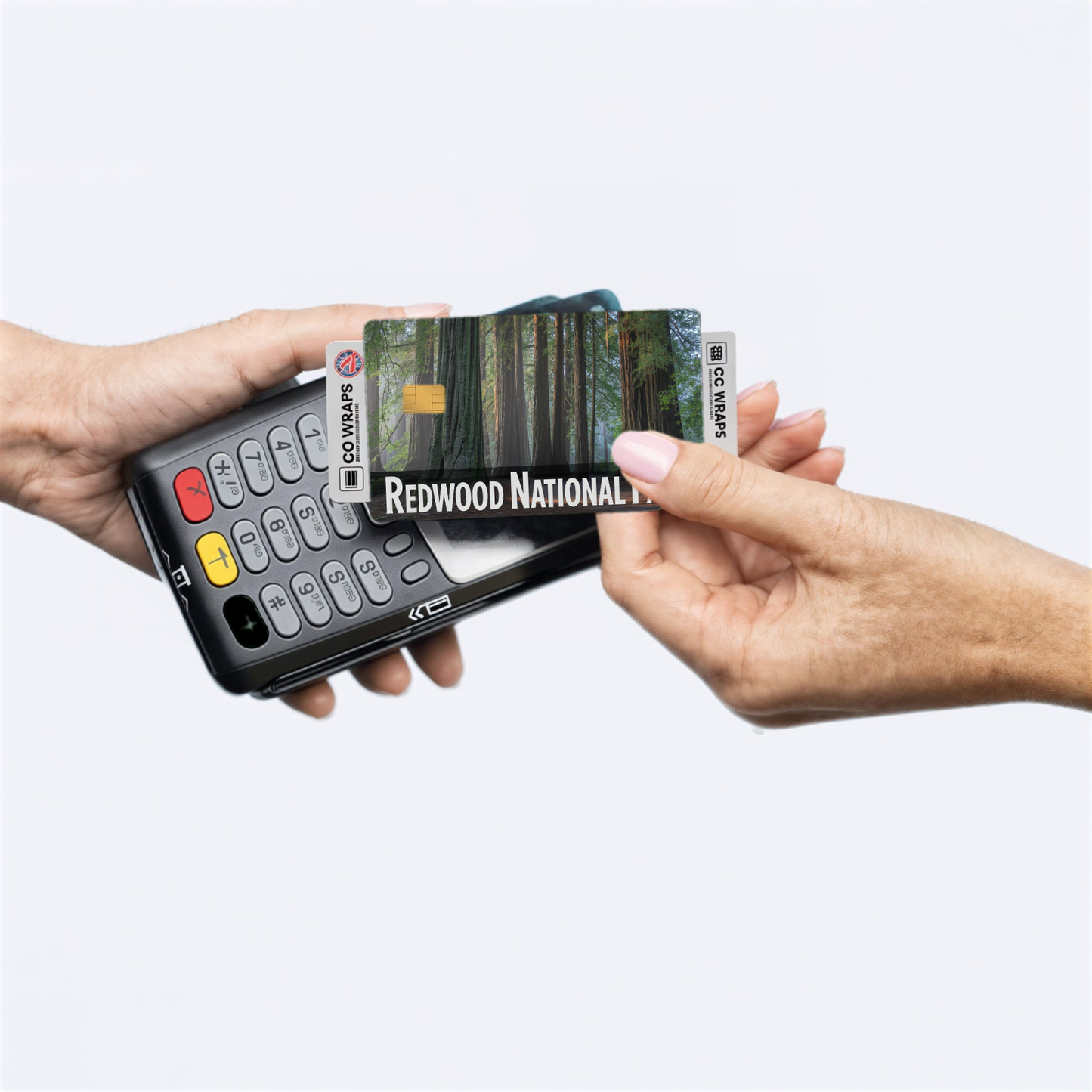 2PK Redwood National Park Credit Card Vinyl Skin Decal