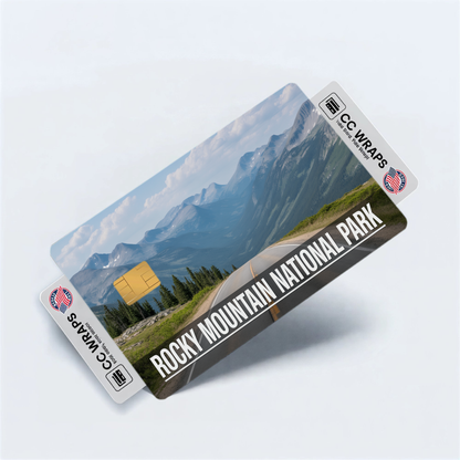 2PK Rocky Mountain National Park Credit Card Vinyl Skin Decal