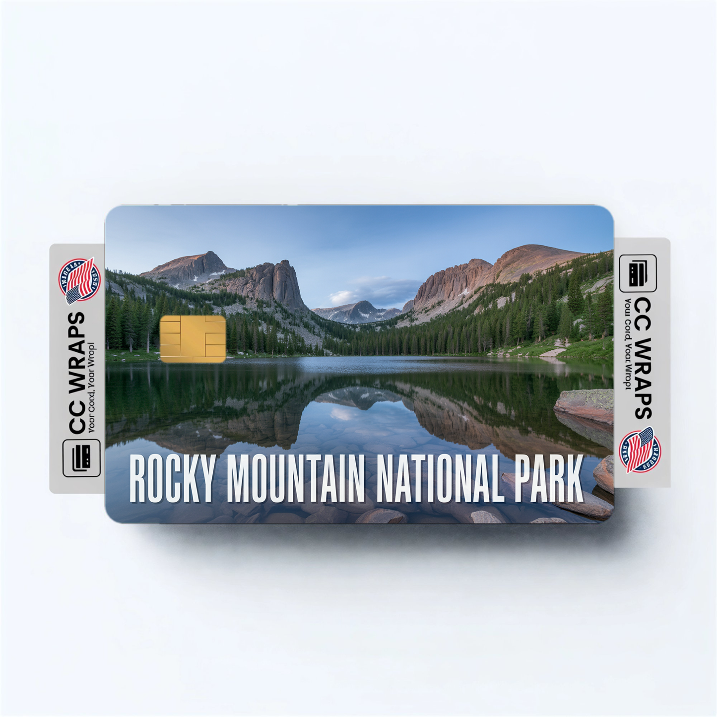 2PK Rocky Mountain National Park Credit Card Vinyl Skin Decal