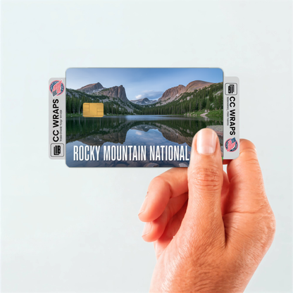 2PK Rocky Mountain National Park Credit Card Vinyl Skin Decal