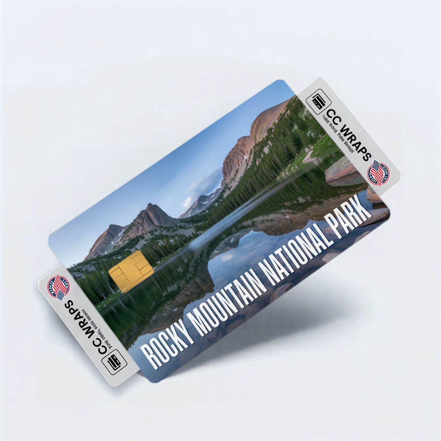 2PK Rocky Mountain National Park Credit Card Vinyl Skin Decal