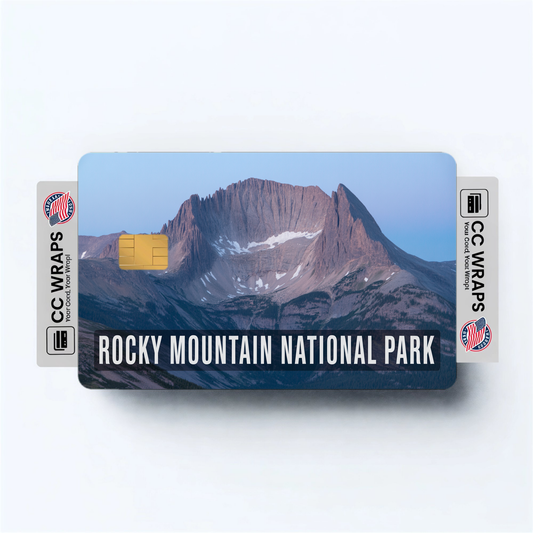 2PK Rocky Mountain National Park Credit Card Vinyl Skin Decal