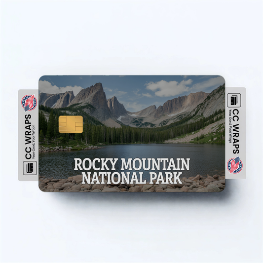 2PK Rocky Mountain National Park Credit Card Vinyl Skin Decal