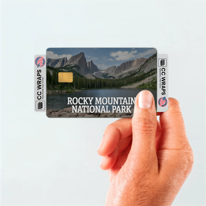 2PK Rocky Mountain National Park Credit Card Vinyl Skin Decal