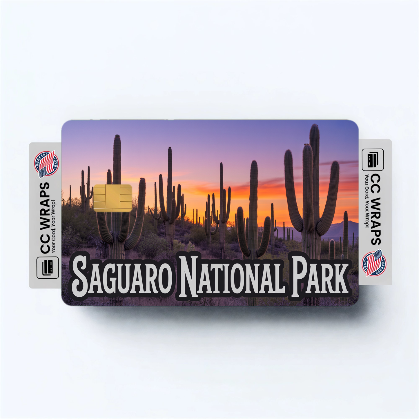 2PK Saguaro National Park Credit Card Vinyl Skin Decal