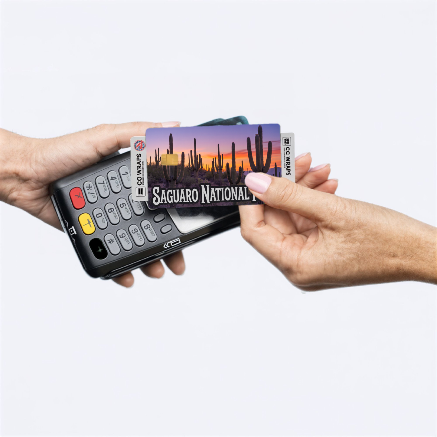 2PK Saguaro National Park Credit Card Vinyl Skin Decal