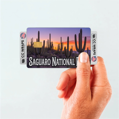 2PK Saguaro National Park Credit Card Vinyl Skin Decal