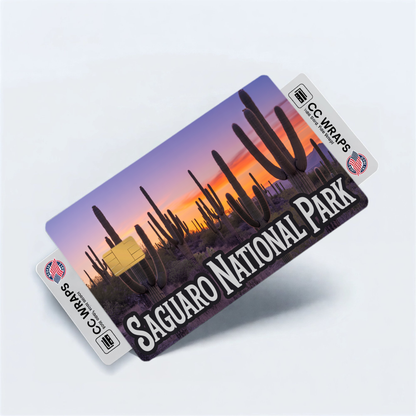 2PK Saguaro National Park Credit Card Vinyl Skin Decal