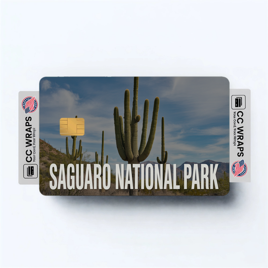 2PK Saguaro National Park Credit Card Vinyl Skin Decal