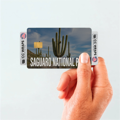 2PK Saguaro National Park Credit Card Vinyl Skin Decal