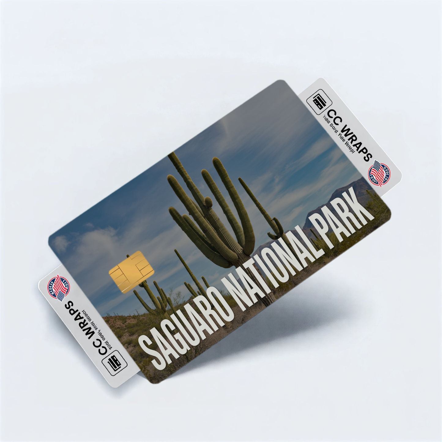 2PK Saguaro National Park Credit Card Vinyl Skin Decal