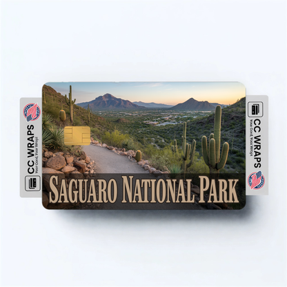 2PK Saguaro National Park Credit Card Vinyl Skin Decal