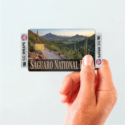 2PK Saguaro National Park Credit Card Vinyl Skin Decal