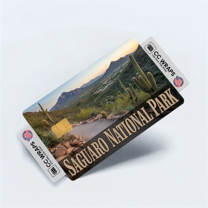 2PK Saguaro National Park Credit Card Vinyl Skin Decal