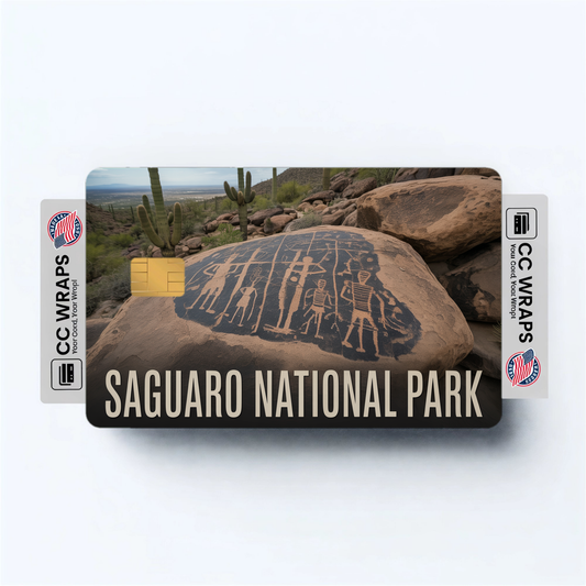 2PK Saguaro National Park Credit Card Vinyl Skin Decal