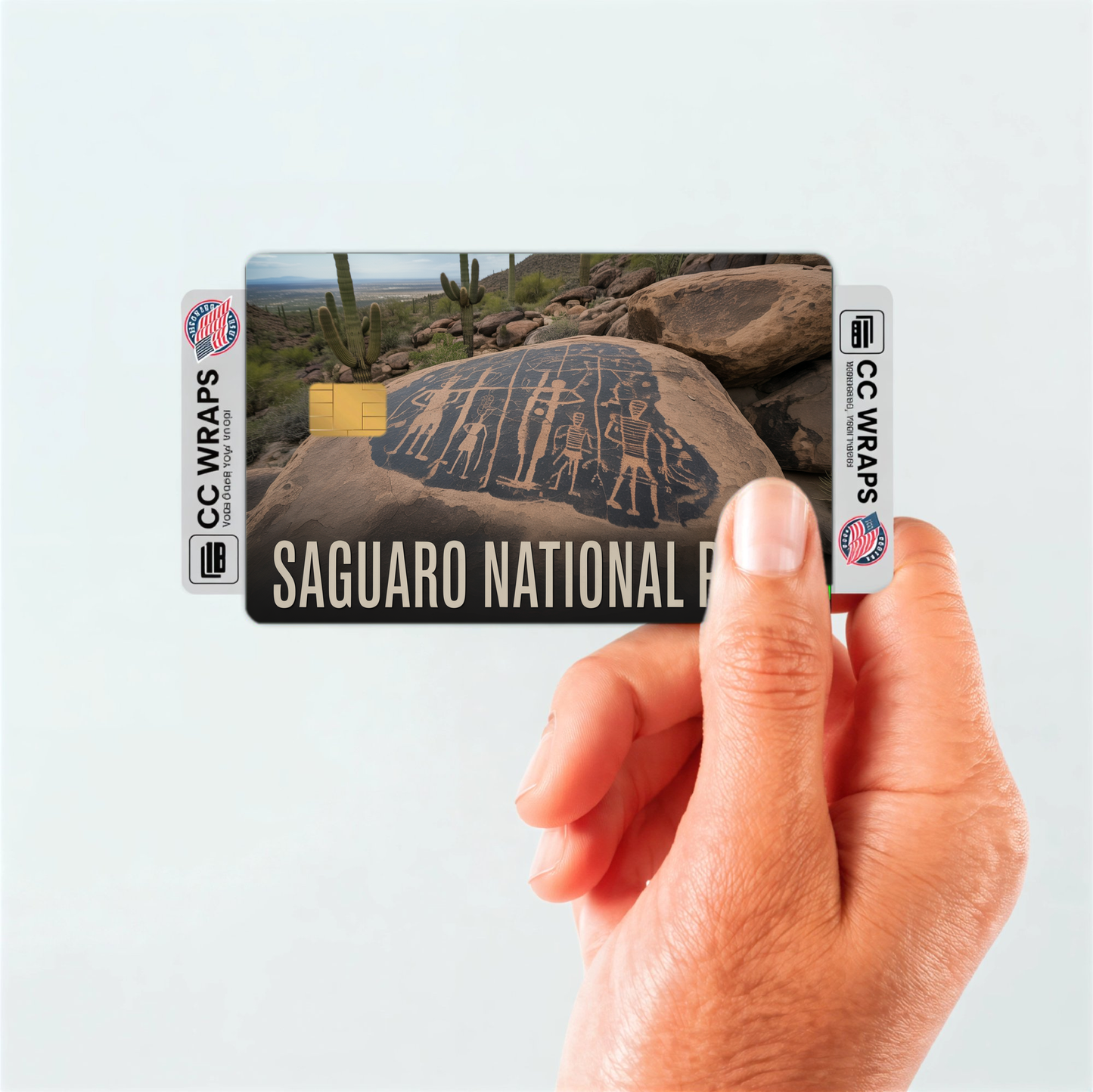 2PK Saguaro National Park Credit Card Vinyl Skin Decal