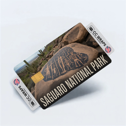 2PK Saguaro National Park Credit Card Vinyl Skin Decal