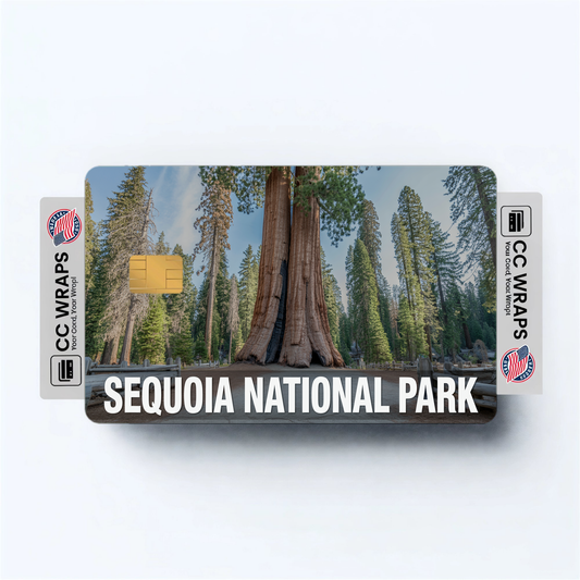 2PK Sequoia National Park Credit Card Vinyl Skin Decal