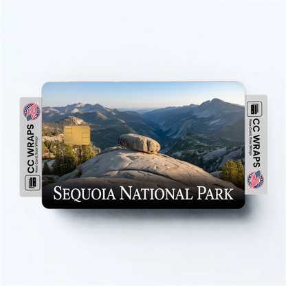 2PK Sequoia National Park Credit Card Vinyl Skin Decal