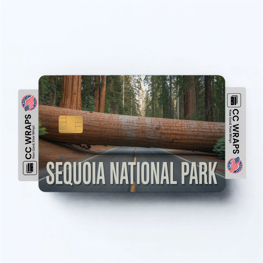 2PK Sequoia National Park Credit Card Vinyl Skin Decal