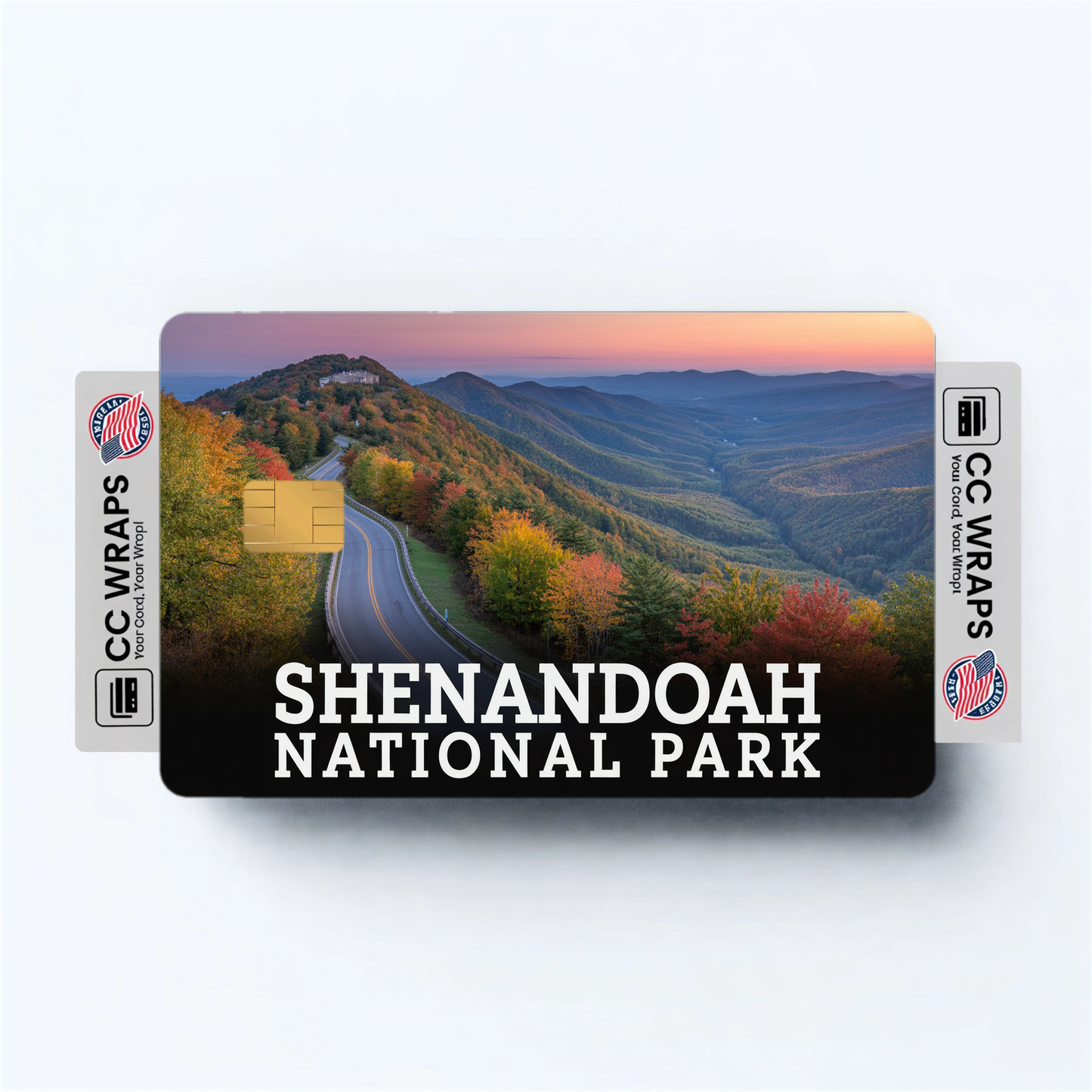 2PK Shenandoah National Park Credit Card Vinyl Skin Decal