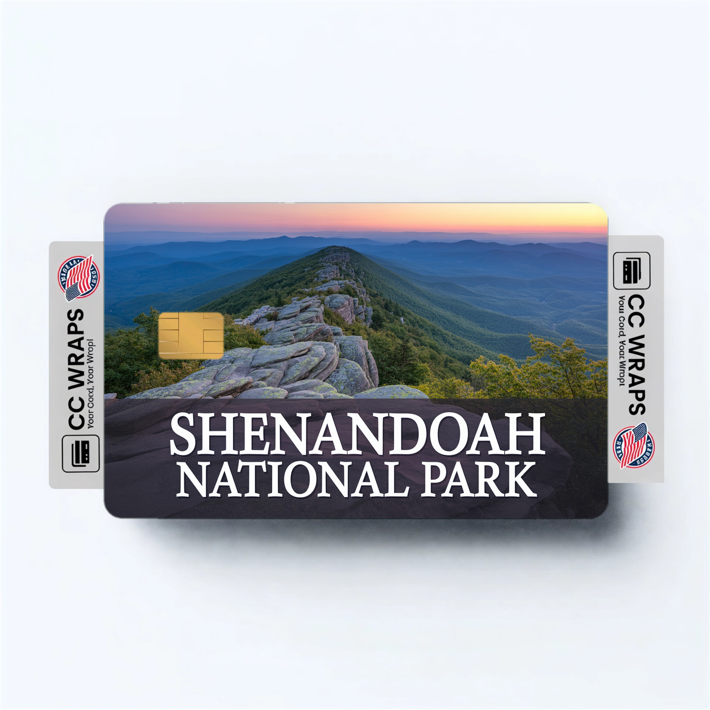 2PK Shenandoah National Park Credit Card Vinyl Skin Decal