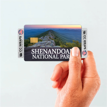 2PK Shenandoah National Park Credit Card Vinyl Skin Decal