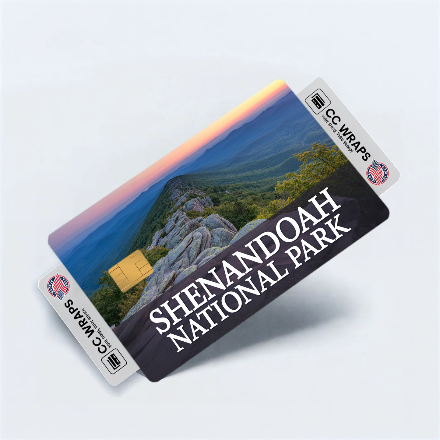 2PK Shenandoah National Park Credit Card Vinyl Skin Decal