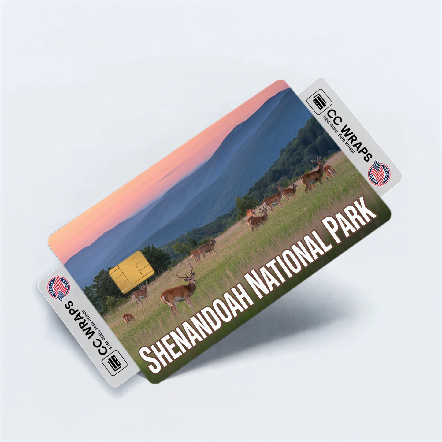 2PK Shenandoah National Park Credit Card Vinyl Skin Decal