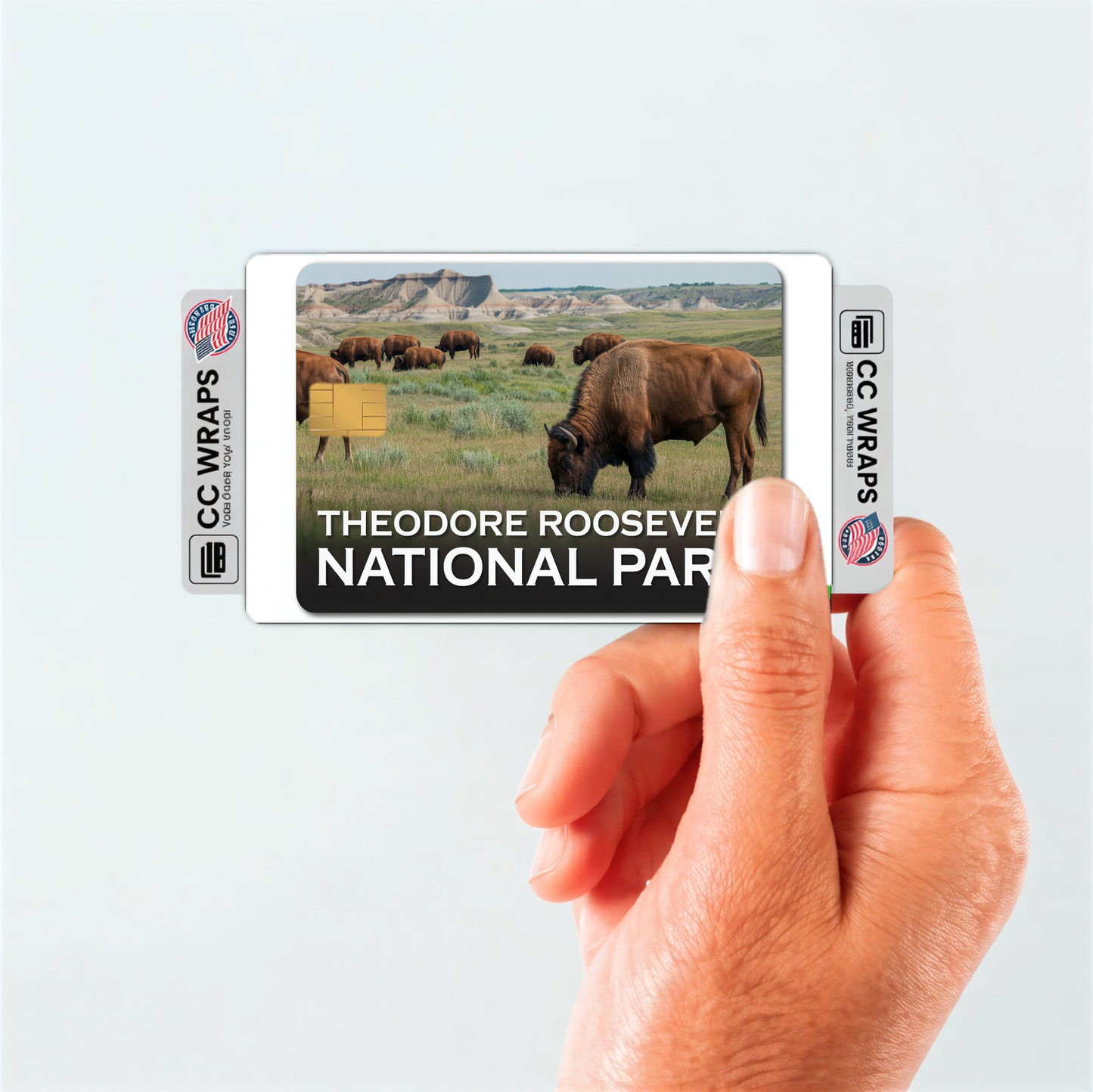 2PK Theodore Roosevelt National Park Credit Card Vinyl Skin Decal
