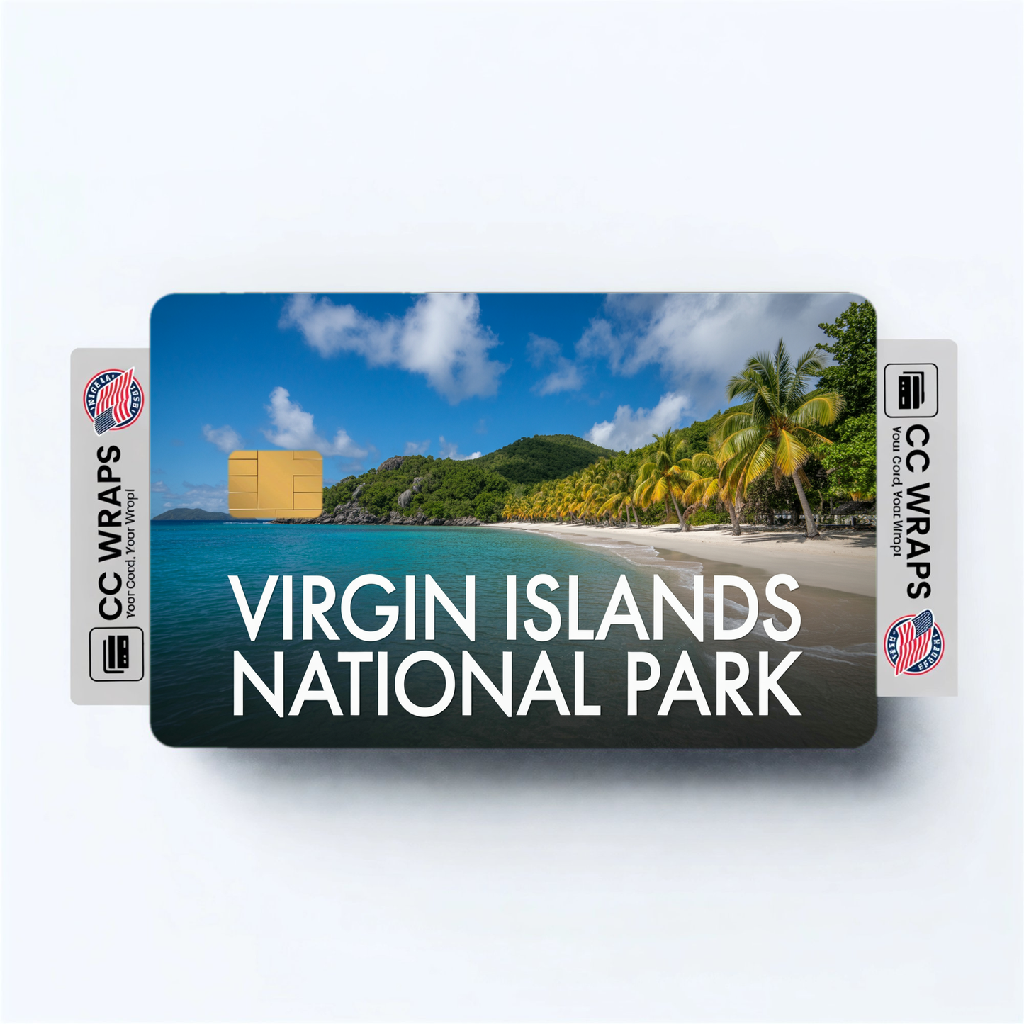 2PK Virgin Islands National Park Credit Card Vinyl Skin Decal