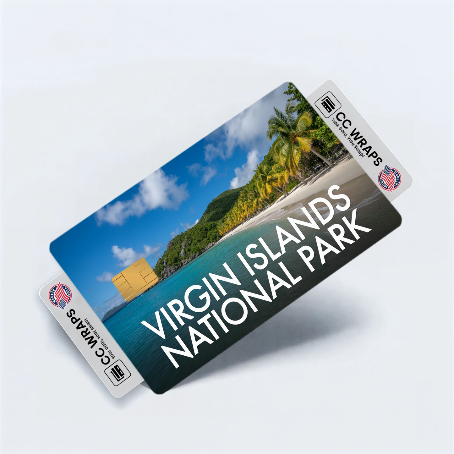 2PK Virgin Islands National Park Credit Card Vinyl Skin Decal